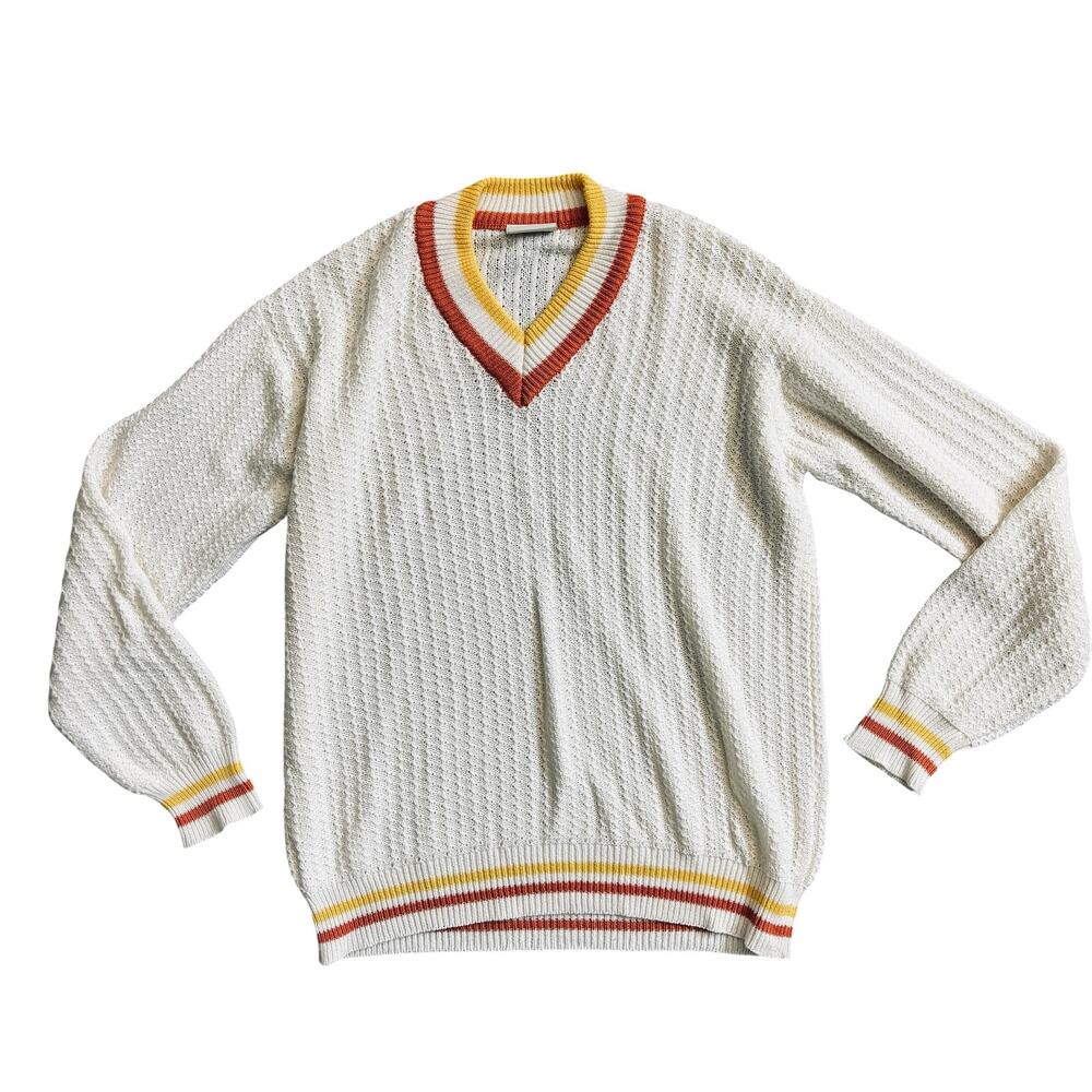 DROLE DE MONSIEUR CRICKET OR TENNIS SWEATER SIZE MEDIUM